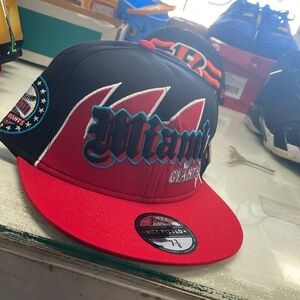 Negro League Baseball Miami Giants Fitted Hat Cap NWT Size 7-1/4 BRED Headgear